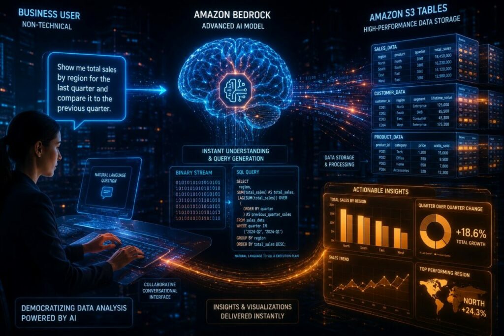Amazon S3 Tables Bedrock Knowledge Bases Text to SQL