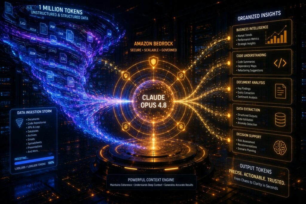 Claude OPUS 4.8 Amazon Bedrock 1m Context Window